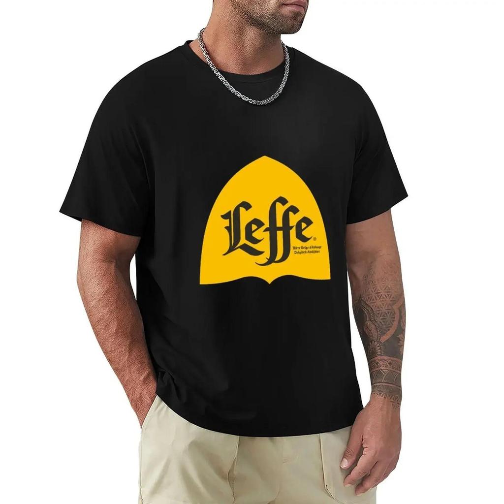 Leffe bia belgisch Áo thun áo khô nhanh thời trang hàn quốc Áo thun cotton nam