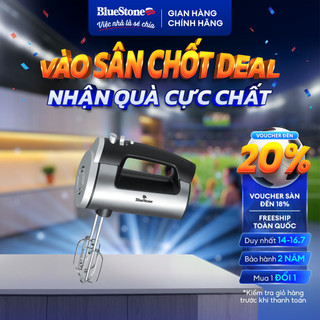 Máy đánh trứng bluestone hmb-6333s 300w | 6 tốc độ | trộn bột – làm kem – đánh trứng | chính hãng bh 2 năm
