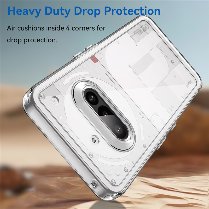 For Nothing Điện thoại 3a Case Nothing Phone 3a Cover TPU Border Acrylic Backplane Vỏ điện thoại bảo