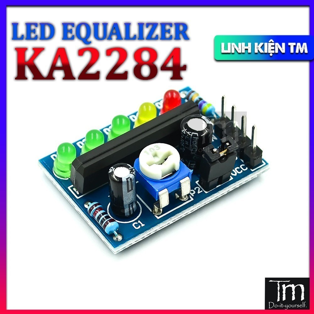 215 Mạch Led Nháy Theo Nhạc Vu Metter Equalizer KA2284