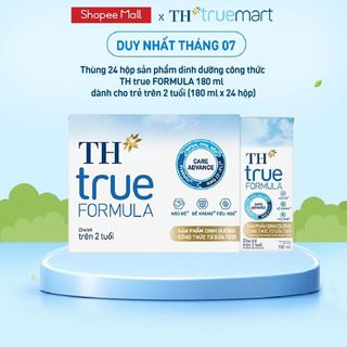 Thùng Sản phẩm Dinh Dưỡng Công Thức TH true FORMULA milk 180ml Dành Cho Trẻ Trên 2 Tuổi (24 Hộp)