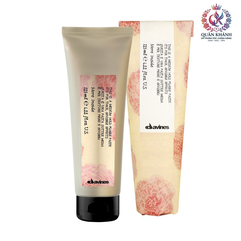 Kem đặc giữ nếp cứng và trung bình Medium Hold Pliable Paste Davines 125ml <> xa