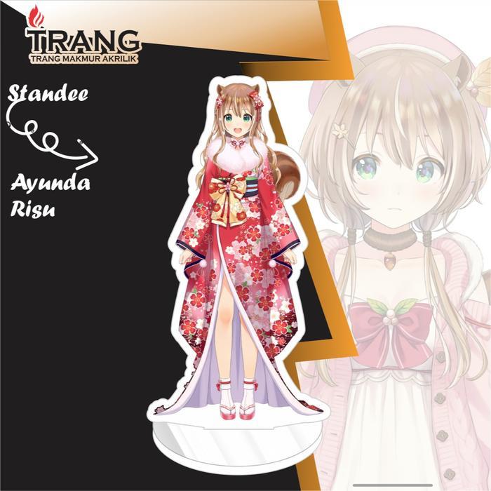 Standee Figure Akrilik Ayunda Risu Hololive / Standing Action figure Ayunda Risu Hololive Toy - Styl
