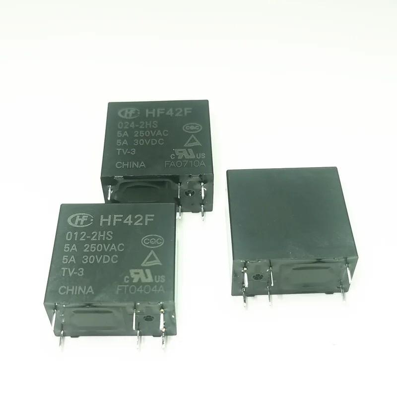 2 Cái / lốc Rơ Le Nguồn JZC-42F HF42F-005 012 024-2HS 5A250VAC 6PIN 2 Nhóm Thường Mở CHIP TRONG KHO 