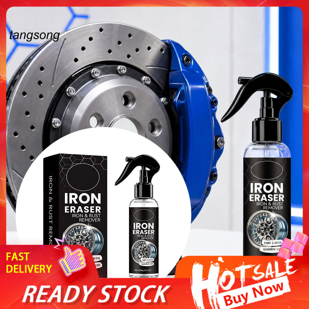 Tang _ Brake Part Rust Remover Thép không gỉ Cleaner Iron Remover Spray cho bánh xe ô tô Phanh Calip
