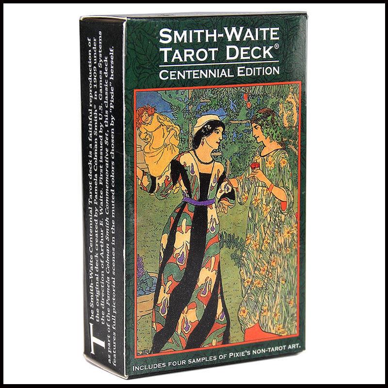 Smith Waite Tarot Cards Ladies Card Game Tiên tri Deck Rider Waite Centennial Eedition Tarot