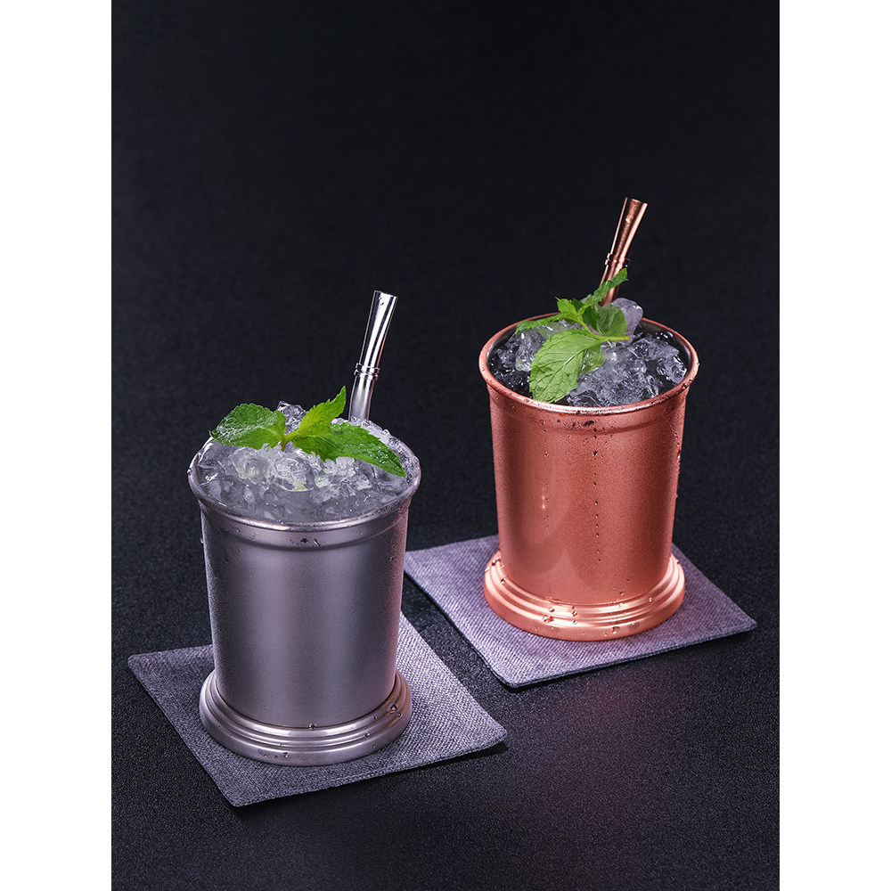 Bar Legend Bartending Mint JulepCup JulepCup Cốc thép không gỉ Mojito Mint JulepCup