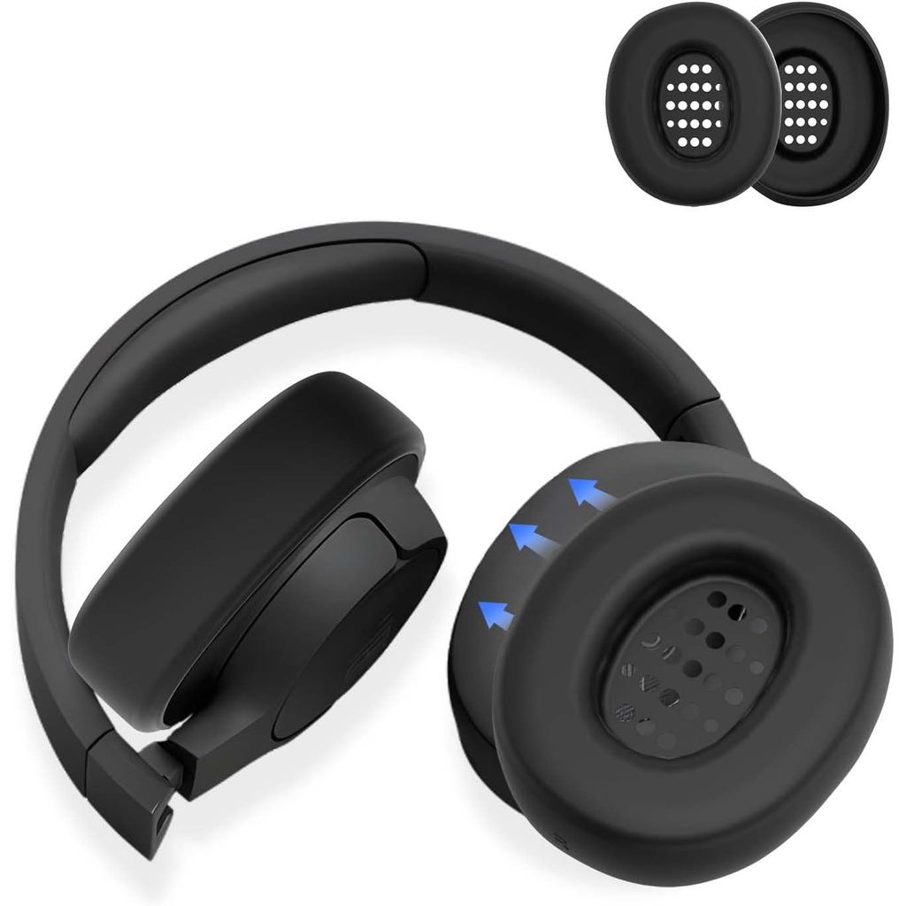Miếng đệm tai silicon cho JBL Tune 770NC, Vỏ bảo vệ chống bụi chống trầy xước cho vỏ tai nghe JBL 72