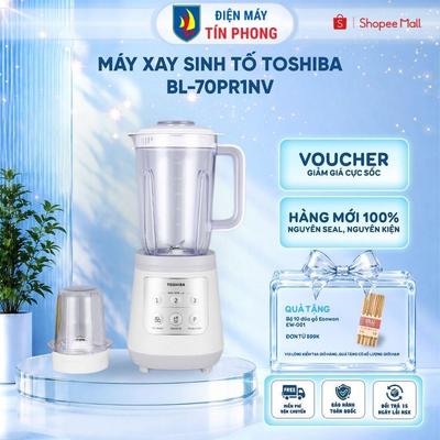 Máy xay sinh tố Toshiba BL-70PR1NV - Dung tích 1.5L - lưỡi dao 6 cánh | Bảo hành 12 tháng
