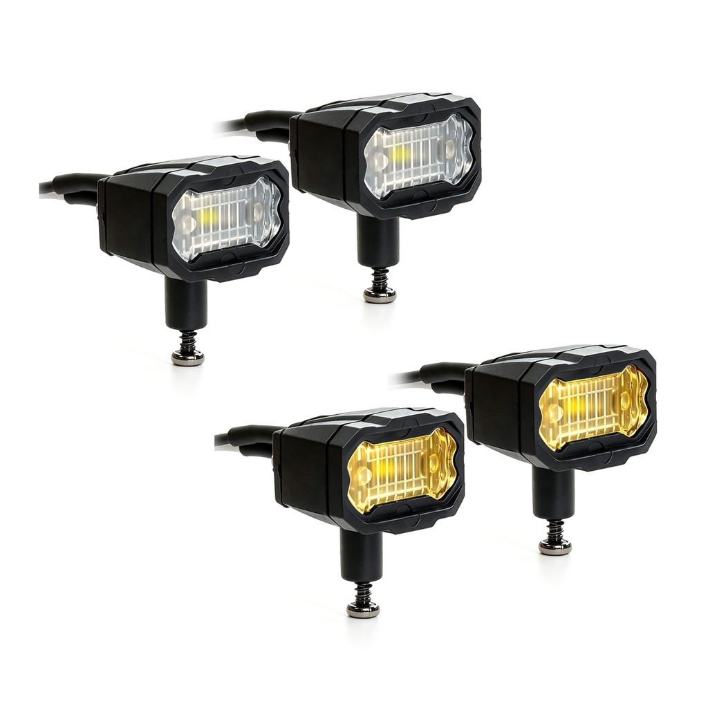 Đèn LED trên ô tô RC Đèn pha cho Axial SCX10 90046 Traxxas TRX4 D90 YIKONG YK4106 YK4107 1 / 10 RC X