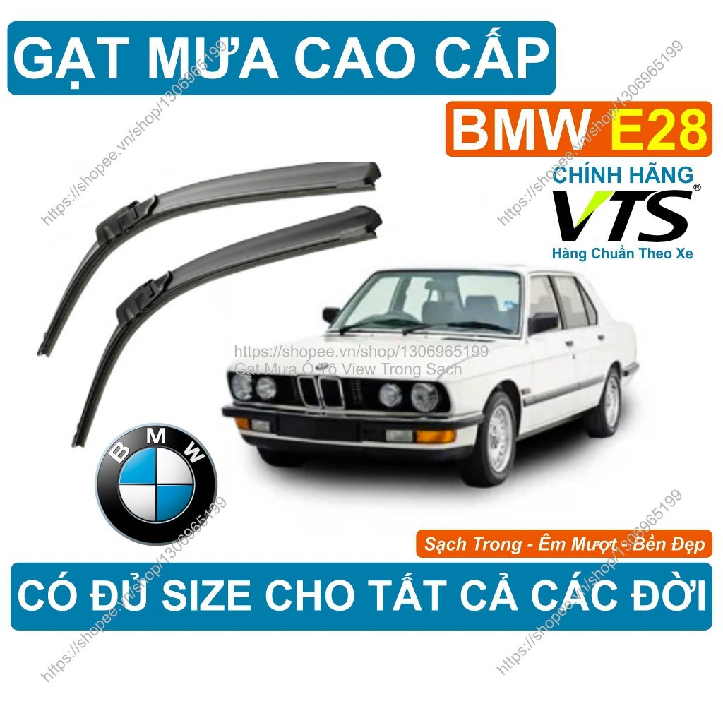 Gạt Mưa Kính Lái BMW E28, Cặp Gạt Mưa Kính Lái Cho Các Dòng Xe BMW E28, Có Đủ Size Cho Các Đời Xe BM