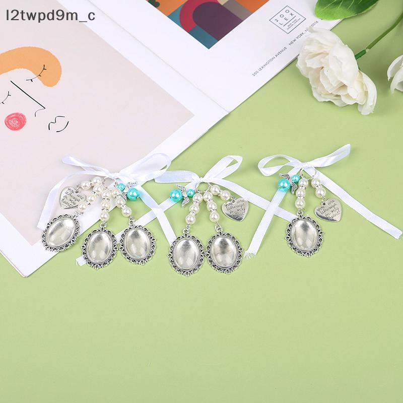 COD Wedding Bouquet Tim Khung Ảnh cho đám cưới Bộ nhớ Bridal ren oval Bridal Charm thiên thần mặt dâ