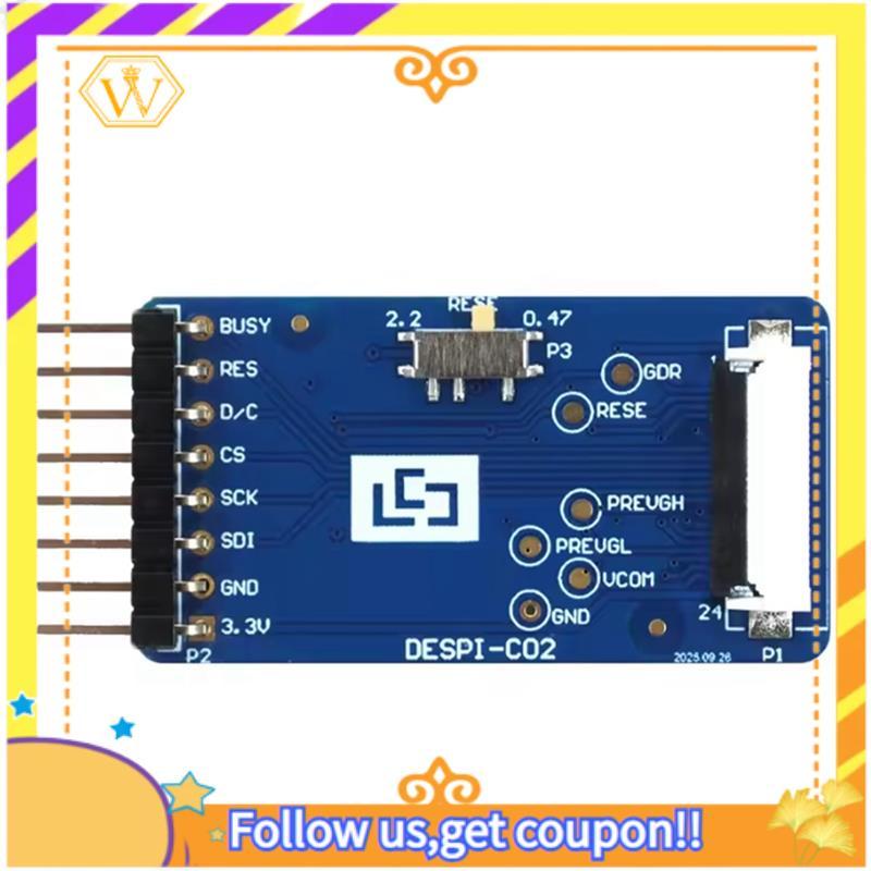 HAT cho Epaper Display EPD HAT Bảng mở rộng E-Paper Display Màn hình giấy điện tử màu SPI