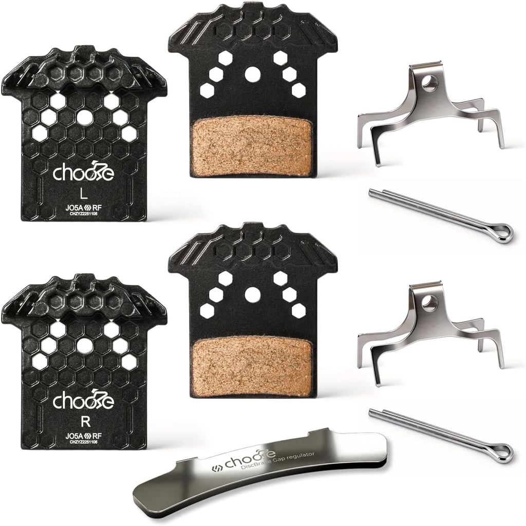 Má phanh xe đạp Chooee J05A-RF, 2 cặp má phanh đĩa cho Shimano J04C J05A G05A G04S J02A J03A, má pha
