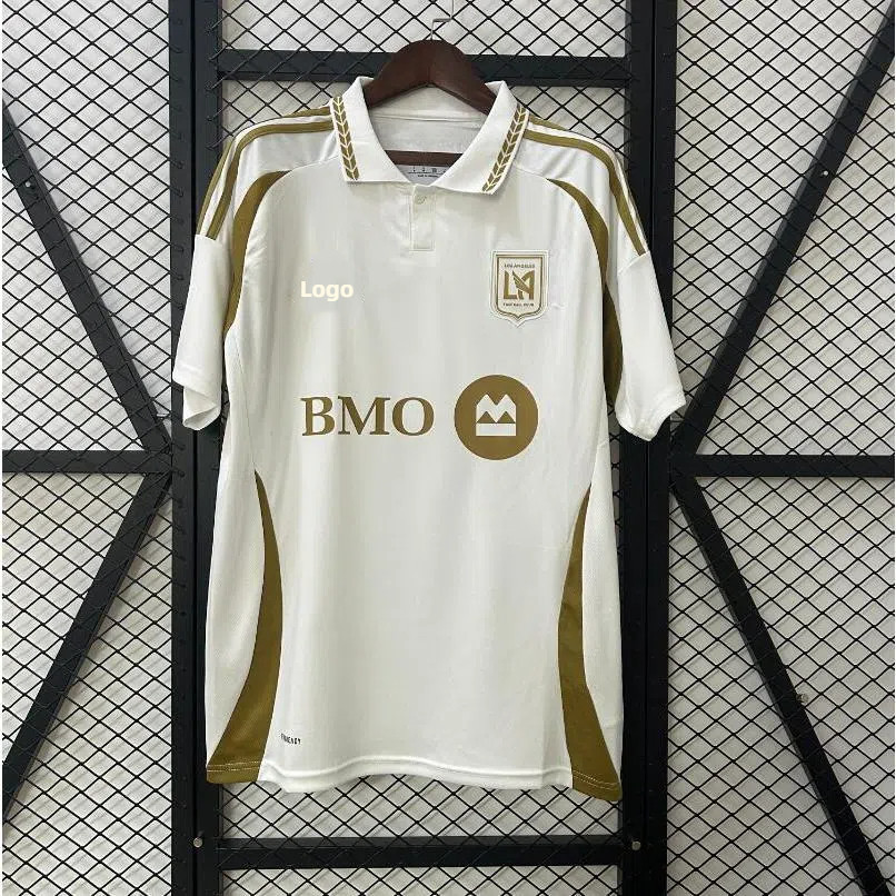 2025-26 Los Angeles FC Sân khách Áo bóng đá nam GIROUD Áo bóng đá trắng BURB