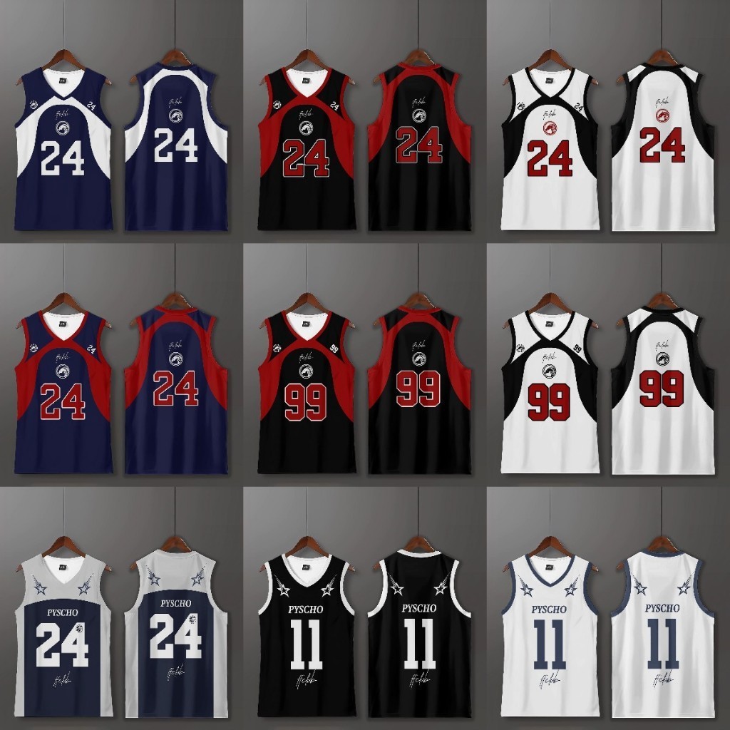 Tanktop No.24 Unisex Oversize, áo thun bóng rổ rộng rãi, không tay, thời trang v
