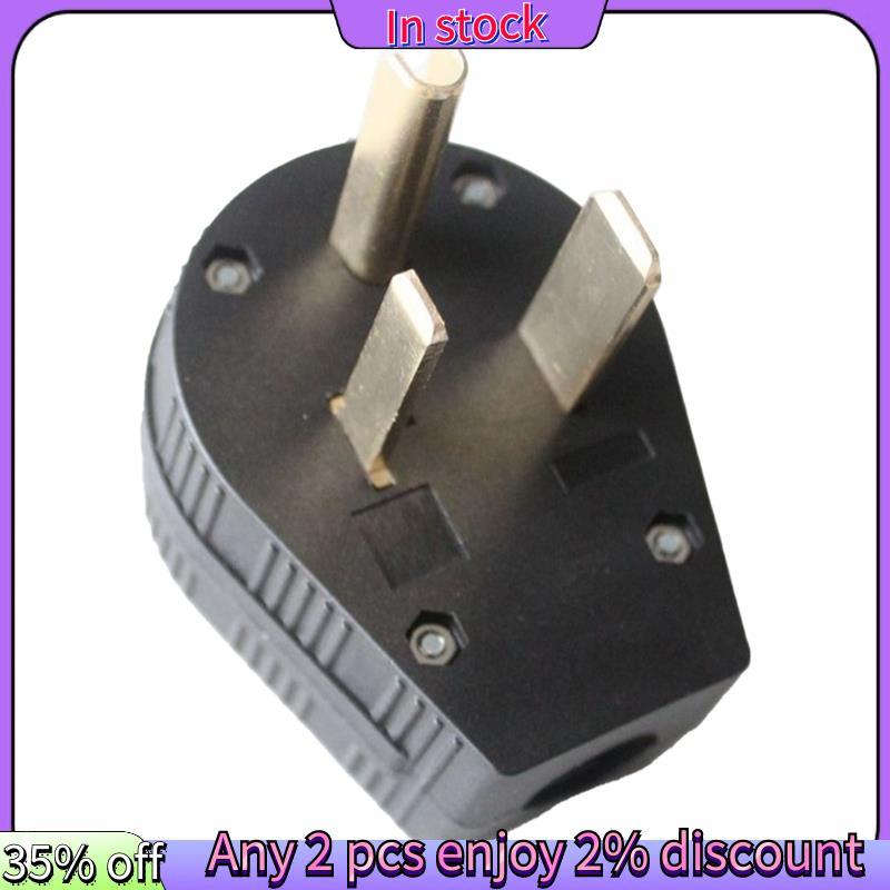 Còn hàng-Dành cho máy sấy RV, phích cắm công nghiệp 1 phích cắm góc hạng nặng 6-50P, 50A 250V 3 Pron