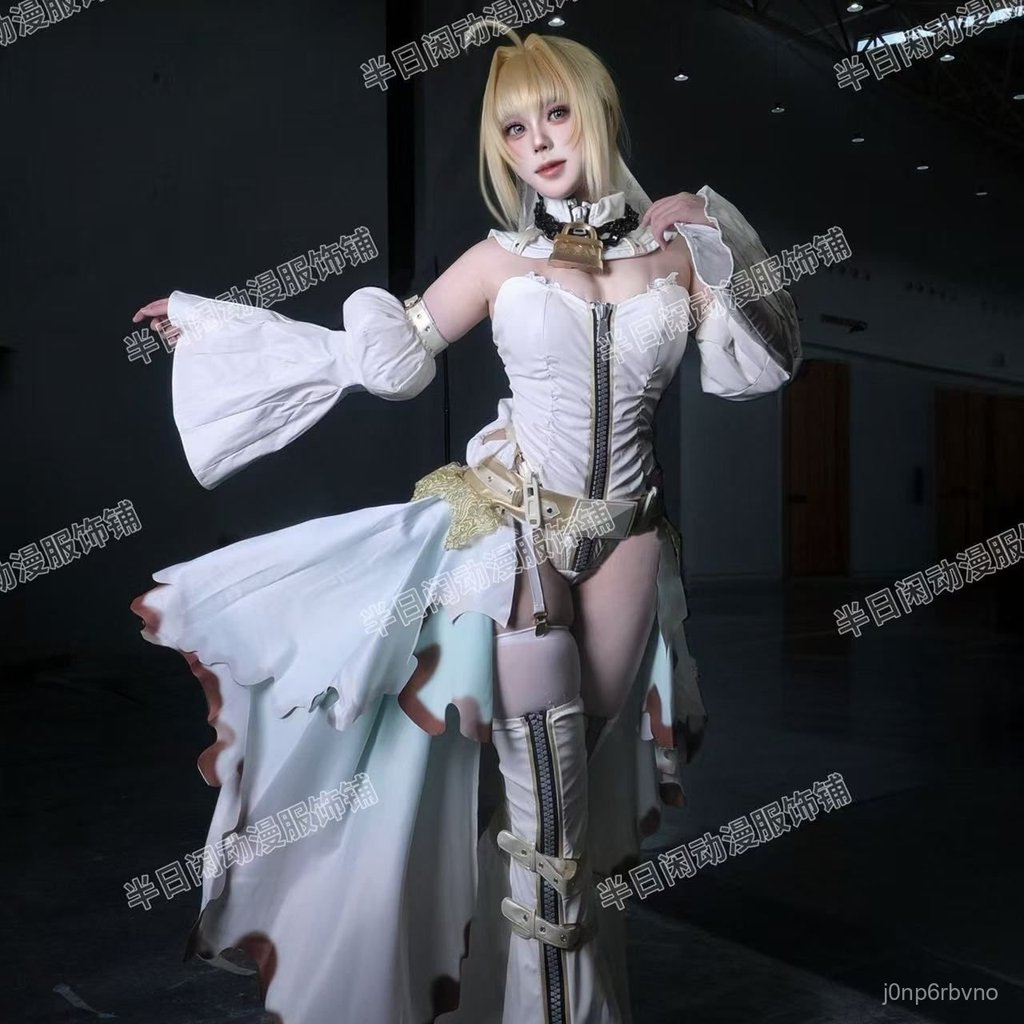Trang phục cưới Cosplay Nero Claudius FGO thiết kế giống game  cực đẹp