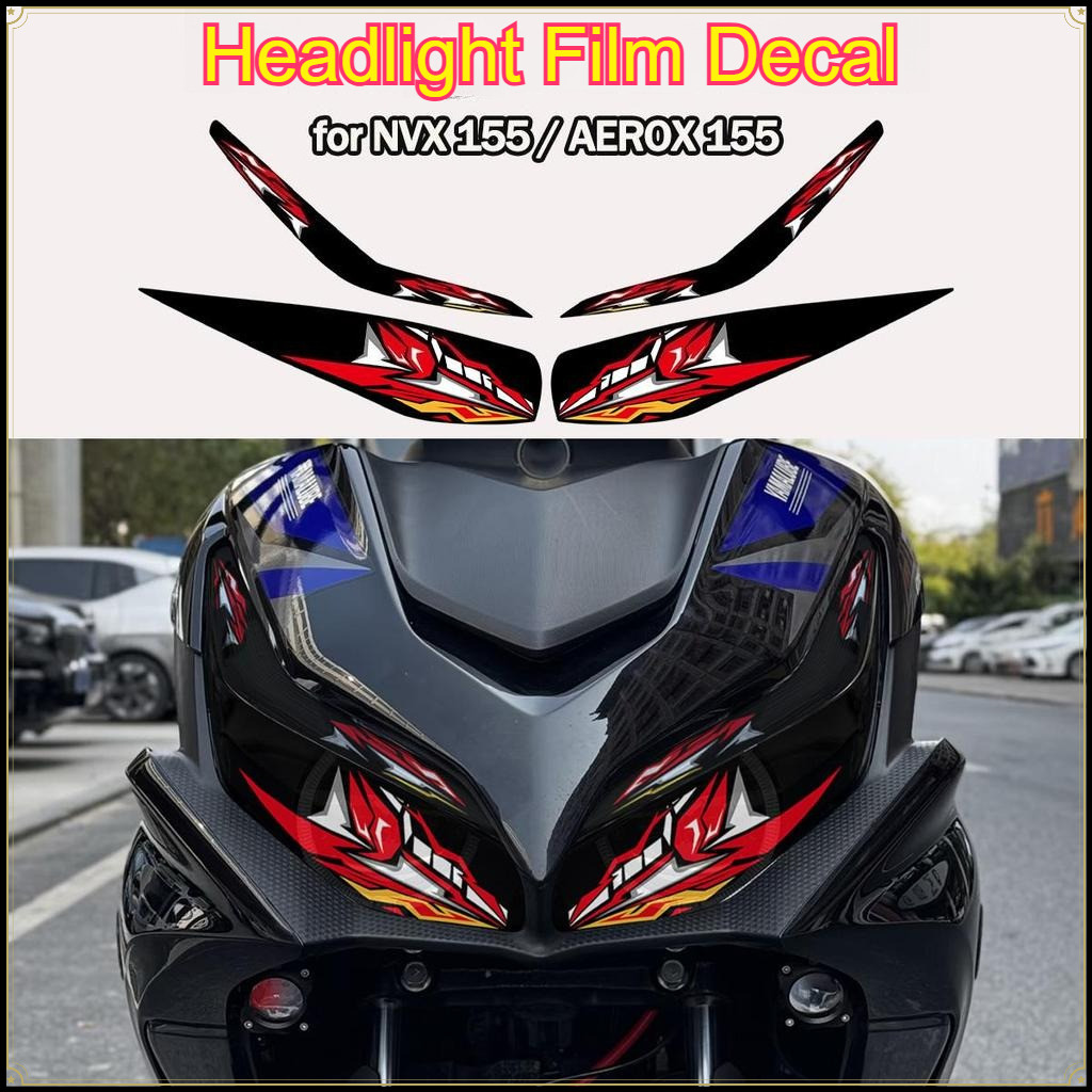 Dành Cho AEROX 155 NVX155 Chống Nước Đèn Pha Phim Decal Dán Xe Máy