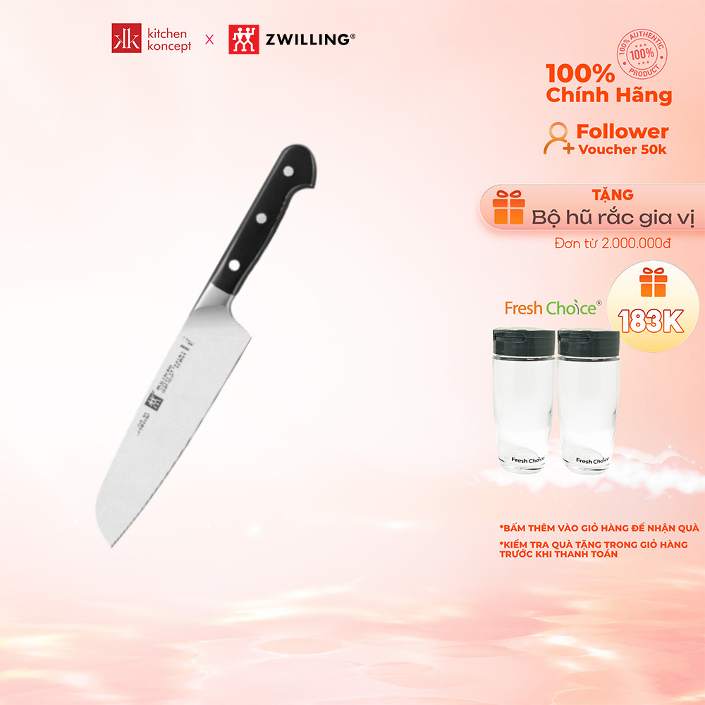 Dao SanToku Zwilling Pro - 18cm