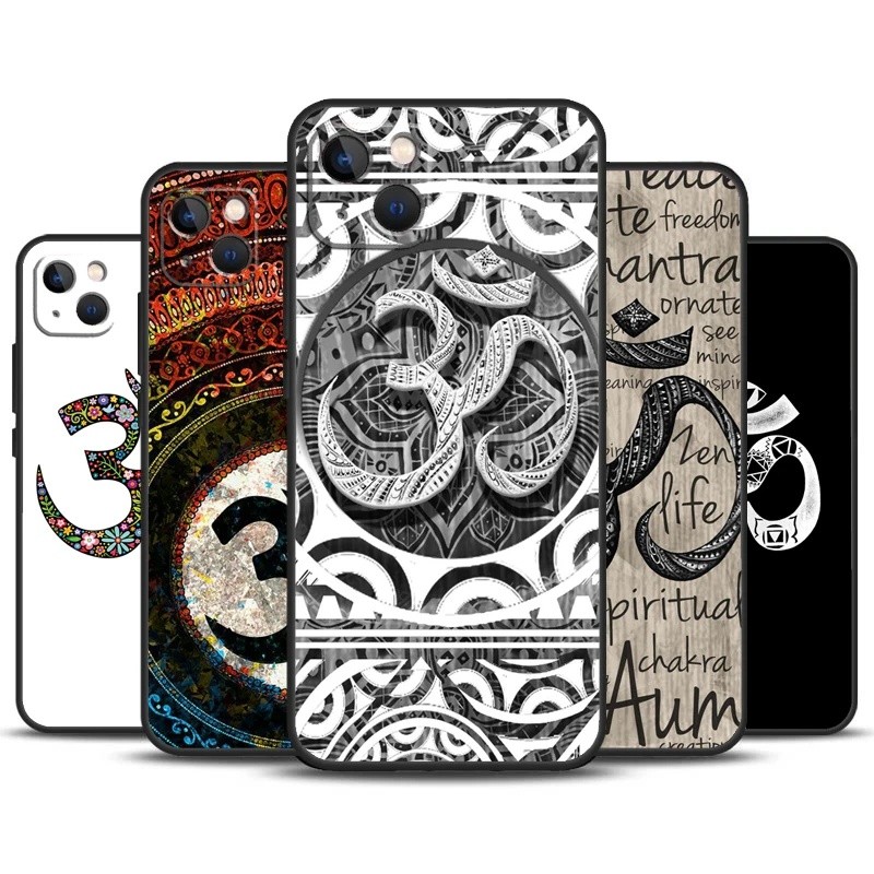 TP-1 Aum om Namaste Symbol Zen Yoga Ốp điện thoại Cho iPhone 14 13 11 12 16 15 Pro Max 12 13 Mini X 