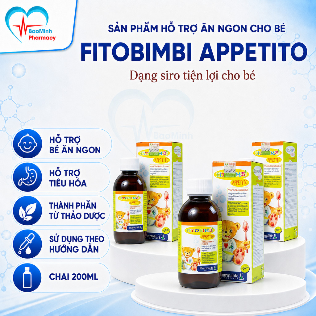 Siro Fitobimbi Appetito Kích Thích Ăn Ngon Tự Nhiên - concung