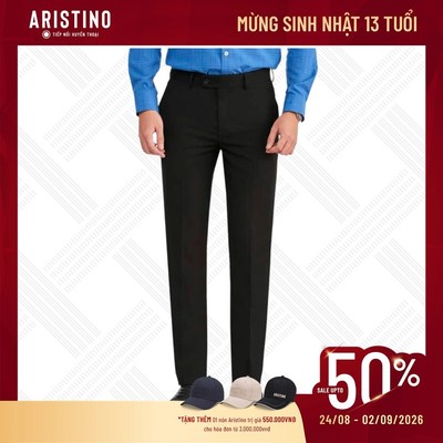 Quần âu nam ARISTINO Slim fit, chất liệu mềm mại, bền màu, sắc nét - ATRR15