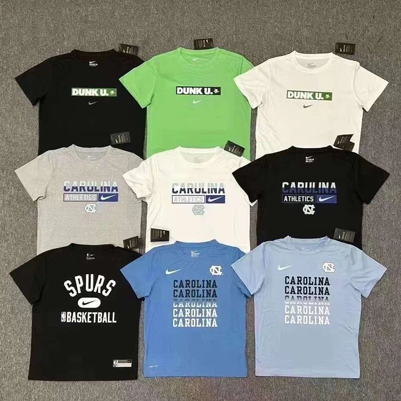 Nike nike nike NCAA North Carolina University Duke University Áo thun ngắn tay khô nhanh cổ tròn Mỹ 