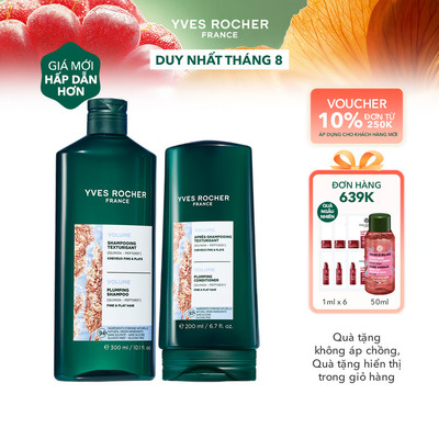Bộ gội xả giúp phồng tóc Yves Rocher Volume Plumping 300mlx200ml