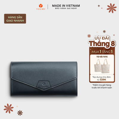 Ví Yuumy ( Thời trang nữ kiểu cầm tay dáng dài - Ví da Seasand YV61)