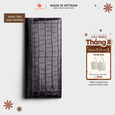 Ví Yuumy ( Thời trang nữ kiểu cầm tay dáng dài - Ví da Verein YV80)