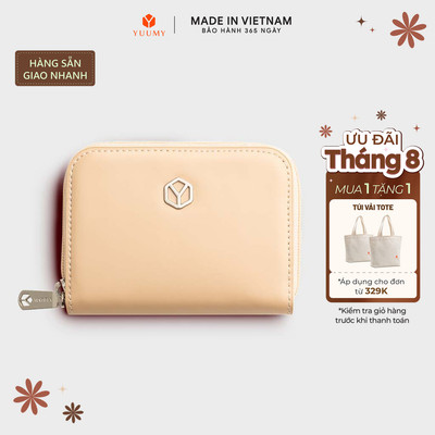 Ví Yuumy (Thời trang nữ dáng cầm tay nhỏ gọn - Ví da Smooth YV120) Bagsmart