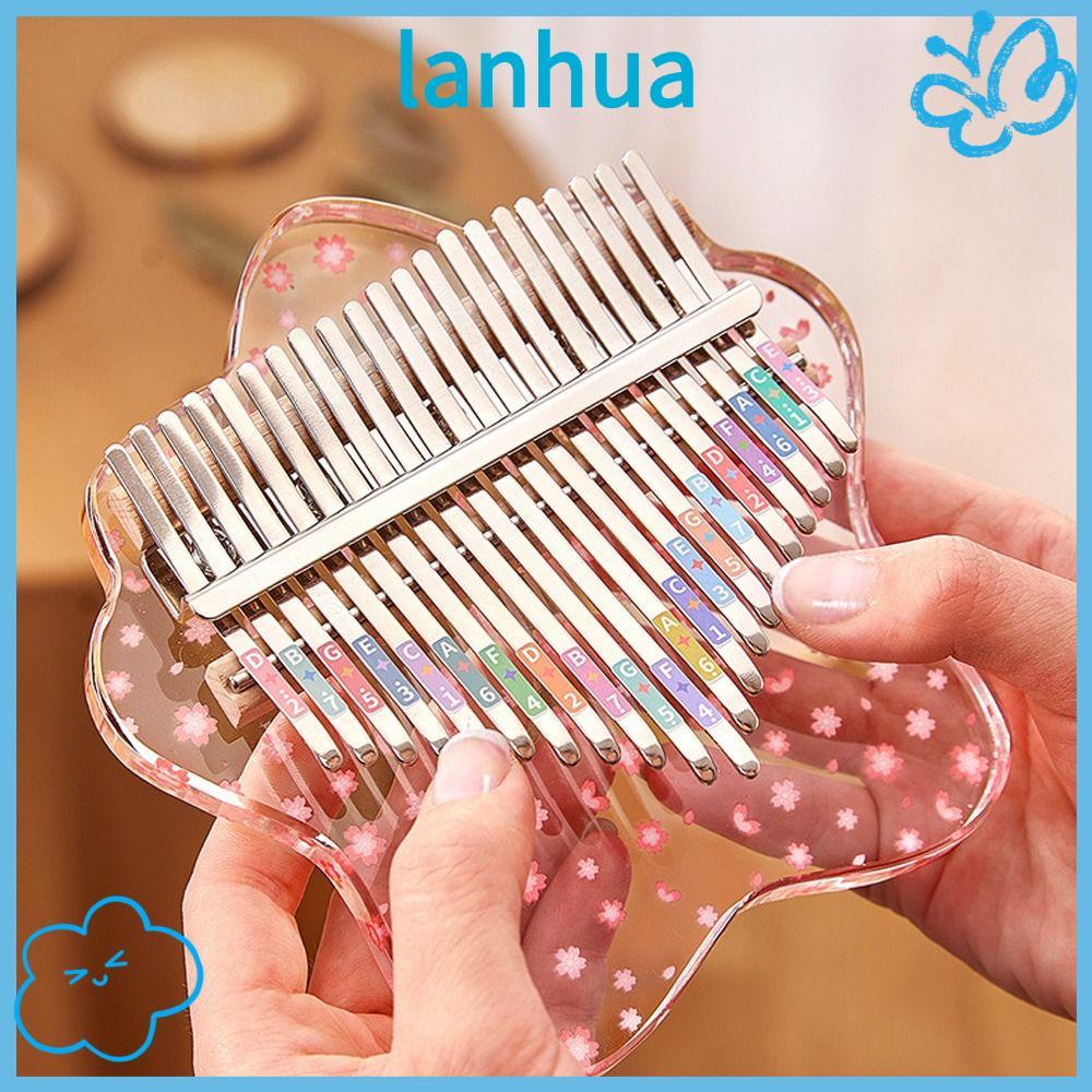 LANHUA Mini Thumb Piano, Tinh Tế 17 Phím Ngón Tay Cái Piano, Sáng Tạo Marimba Âm Nhạc Mini Đồ Chơi N