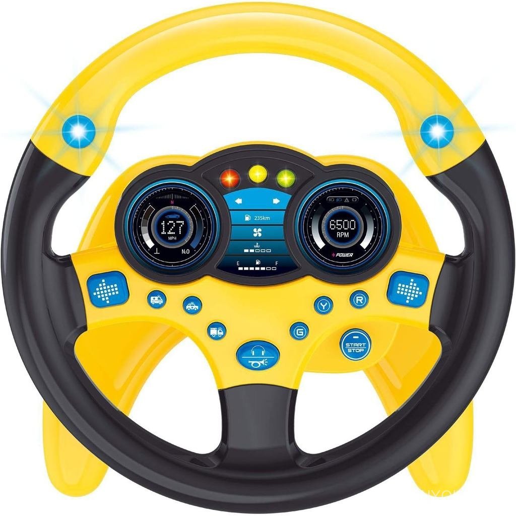 Simulated Driving Controller Portable Simulated Steering Wheel Copilot Toy Children's Small Steering