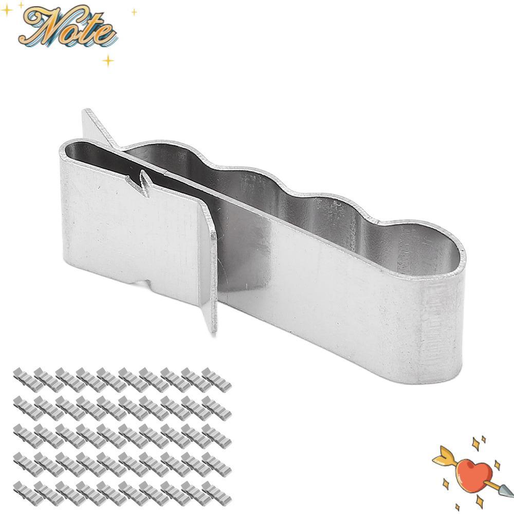 NOTE1 50 Kẹp Cáp, Kẹp Quản Lý Cáp Inox 304 Bạc, 50 CÁI 4 Dây Kẹp Bảng Lắp Đặt Bảng Điều Khiển
