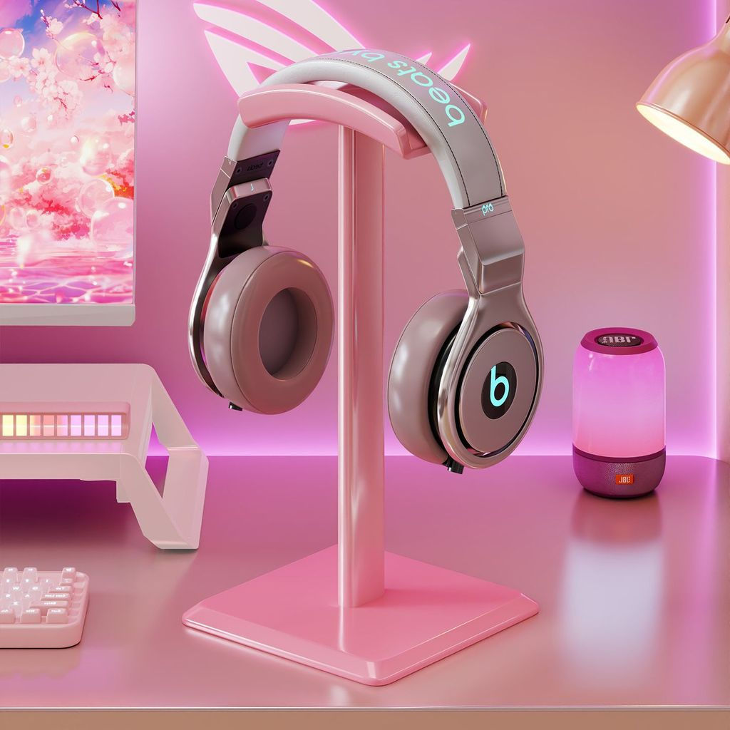 New Product#Headphone stand for gaming room, desktop-mounted headset multifunctional hanger, fixed b