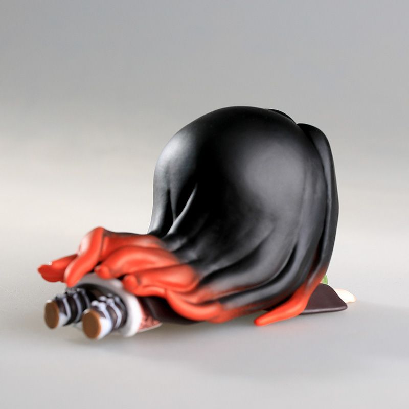 Q Version Kamado Nezuko Figure Anime Figure 2D Model Cute Girl Figure