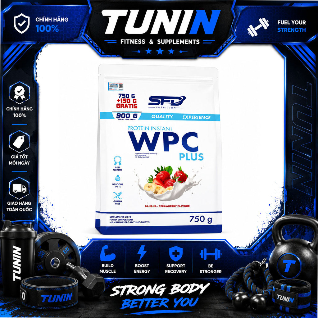 Whey Concentrate SFD WPC 84 InStant 700g 23 portions - Sữa dành cho người chơi thể thao 23 Servings 