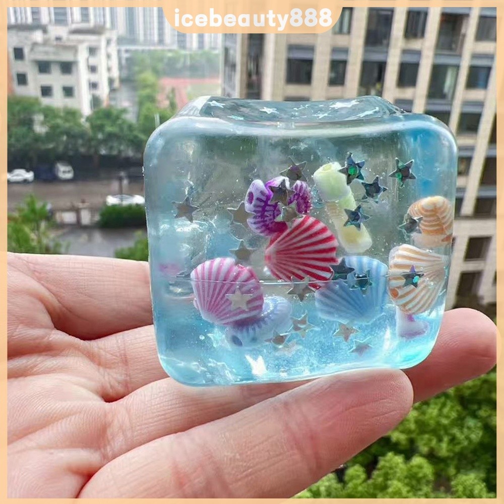 Đồ chơi giải nén hình vuông mềm 4,5cm Bóng căng thẳng phục hồi chậm cho người lớn - quả bóng silicon