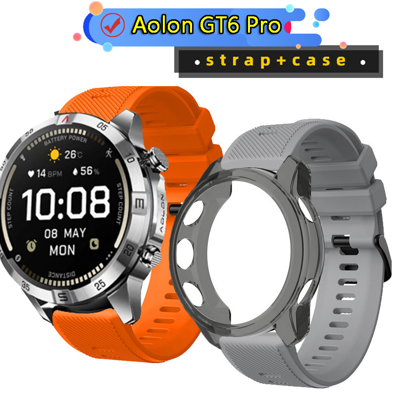 Ốp lưng Aolon GT6 Pro Bảo vệ màn hình Dây đeo Aolon GT6 Pro Dây đeo silicon Dây đeo thể thao