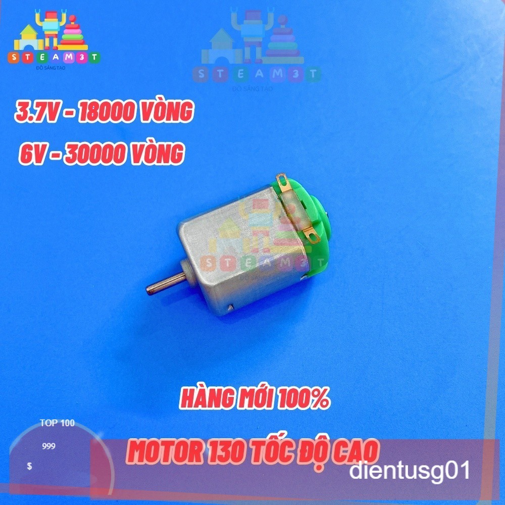 Motor 130 tốc độ cao từ tính mạnh ECO motor chất lượng cao 3v - 6v tốc độ 30000 RPM cho xe điều khiể