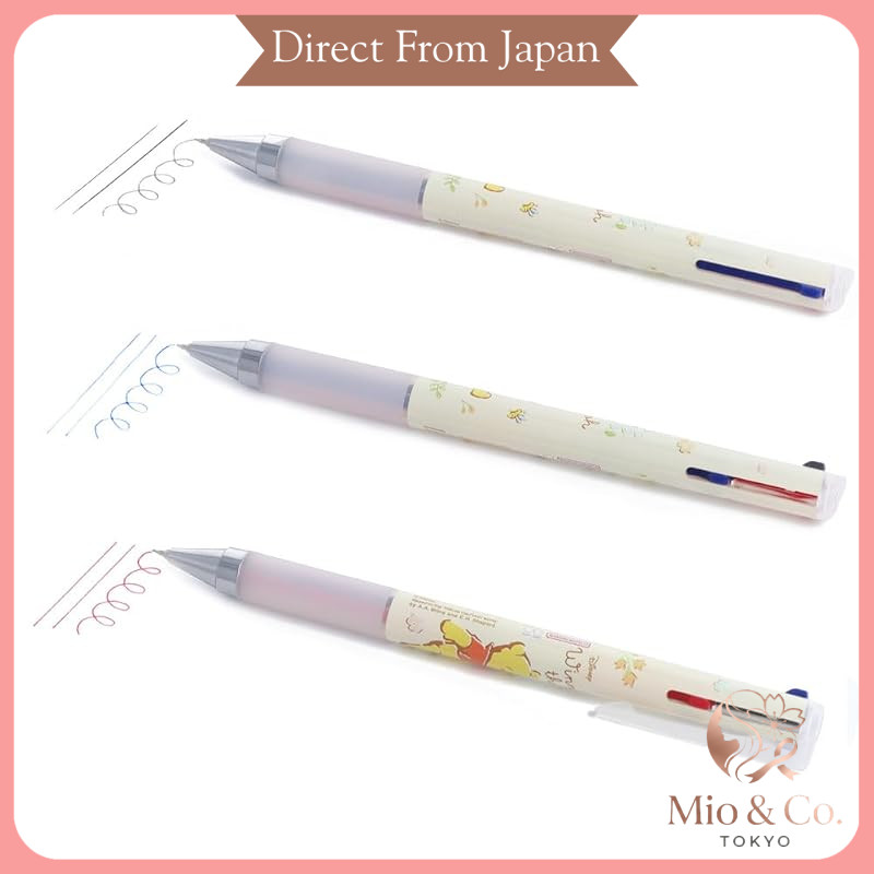 Sun-Star Stationery Disney JUICE UP 3 Multi-Color Pen, Chip 'n Dale, S4653815