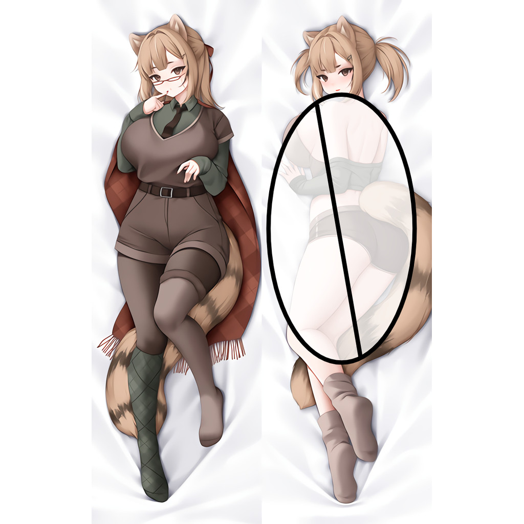 Lông Thú Mèo Gái Anime Gối Vỏ Gối Ôm Cơ Thể Dakimakura Bao In Gối