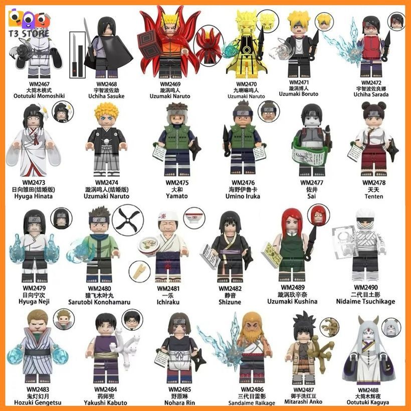 Naruto Shippudent Đồ Chơi Lắp Ráp Các Nhân Vật Truyện Tranh Naruto Shippudent Tổng Hợp