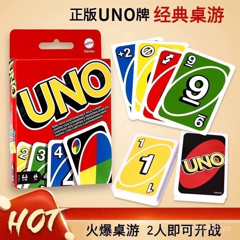 Uno Chơi Bài Uno Solitaire ADNNO Trò Chơi Đảng Ban Trò Chơi Cổ Điển Nhiều Người Chơi Thường Ngày Để 