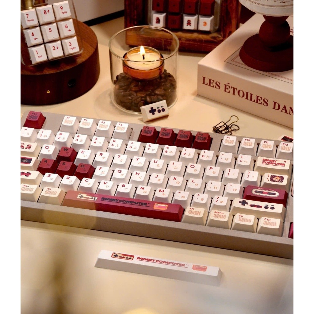 - X.GearBộ Keycap PBT Garden Sakura Shiba MacOS nút bàn phím cơ - Cherry profile