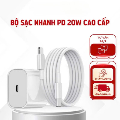 Củ Sạc Nhanh PD 45W USB-C Loại Tốt Không Nóng Máy Chống Nhiệt An Toàn Ổn Định Bảo Hành 24 Tháng
