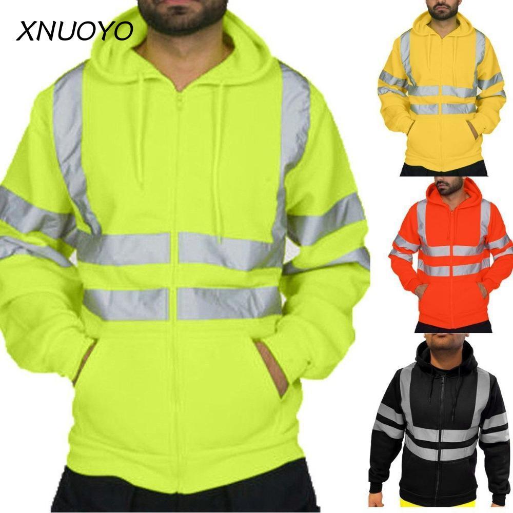 XNUOYO Áo hoodie nỉ lông cừu M-4XL có mũ trùm đầu