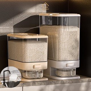 Thùng Đựng Gạo Thông Minh  Cho Gia Đình Chống Ẩm, Chống Mọt Lấy Gạo Tự Động Ngăn Côn Trùng 5kg/10kg