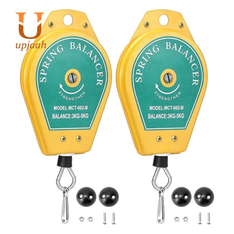 Bộ cân bằng lò xo có thể thu vào mang- Giá đỡ dụng cụ (2 gói), Dung tích 6,6lbs-11lbs để sử dụng dây